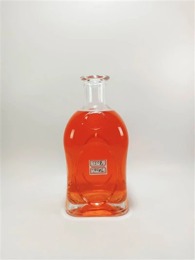 750ml glass tequila whiskey bottle